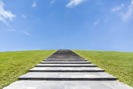 stairway to the skyの写真素材