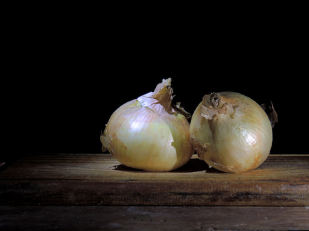 Onion, important condiment in the kitchenの写真素材