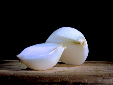 Onion, important condiment in the kitchenの写真素材