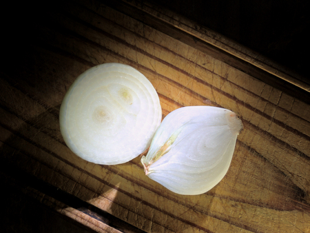 Onion, important condiment in the kitchenの写真素材