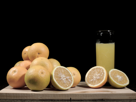oranges, fresh and healthy tropical fruitの写真素材