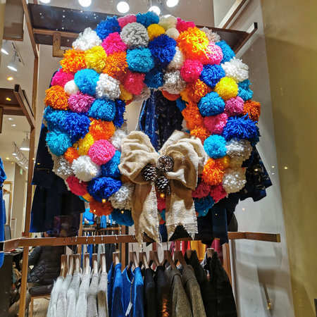 Christmas wreath.の写真素材