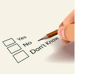 Yes Noのイラスト素材