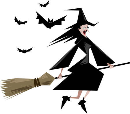 angular witchのイラスト素材