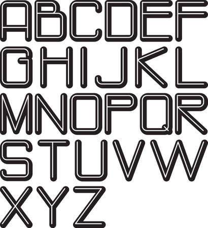 embossed alphabetの写真素材