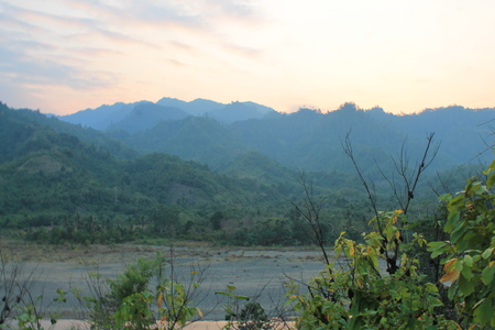 view in the morningの写真素材