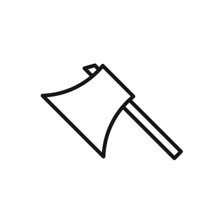 Editable Icon of Axe, Vector illustration isolated on white background. using for Presentation, website or mobile appのイラスト素材