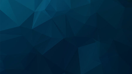 Dark Blue Polygonal Mosaic Background, Creative Design Templatesのイラスト素材