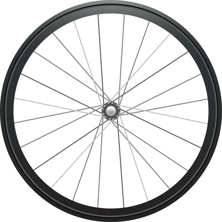 Realistic illustration: cycling wheel
Isolated on white backgroundのイラスト素材