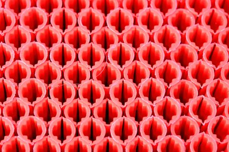 red plastic background