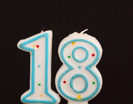 18th candlesの写真素材