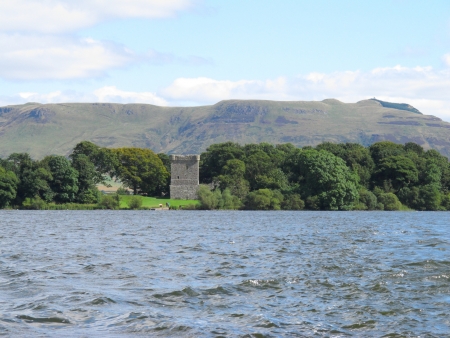 Loch Leven Castle Perthshire Scotlandのeditorial素材