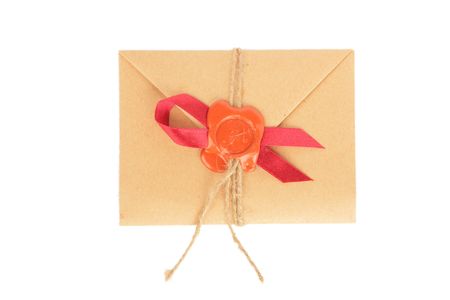 Retro Envelope isolated on white background