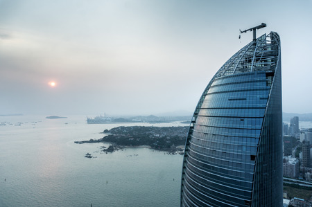 xiamen gulangyu cityscapeのeditorial素材