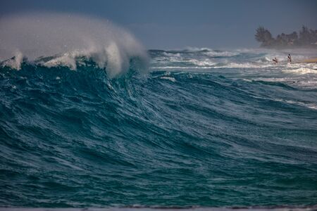 Rough Ocean Shorebreak Waveの写真素材