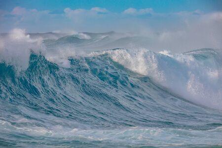 Rough Ocean Shorebreak Waveの写真素材