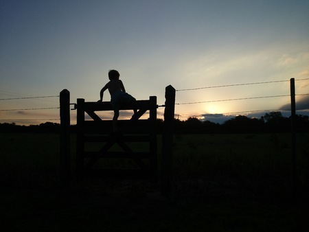 child climbingの写真素材