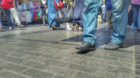 Walking through Jerusalem