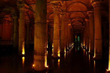 istanbul cisternの写真素材