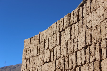 mud bricksの写真素材