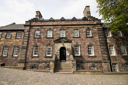 old historical building in edinburghのeditorial素材
