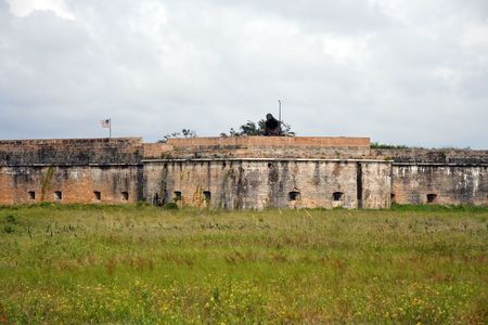 Fort Pickens, Gulf Islands National Seashoreの写真素材