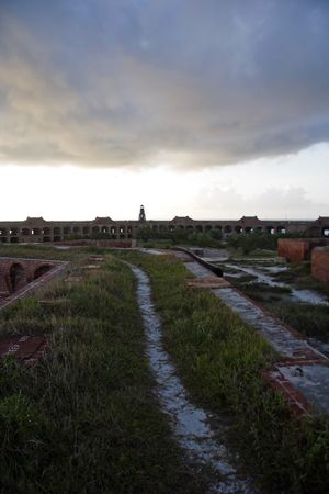 Fort Jefferson Hikingの写真素材