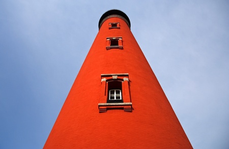 Ponce Inlet Lighthouse near New Smyrna Beach, Floridaの写真素材