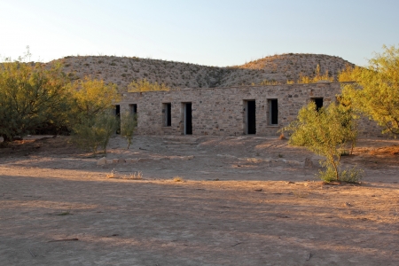 Historic Structure at Hot Springs, Big Bend National Park, Texasのeditorial素材