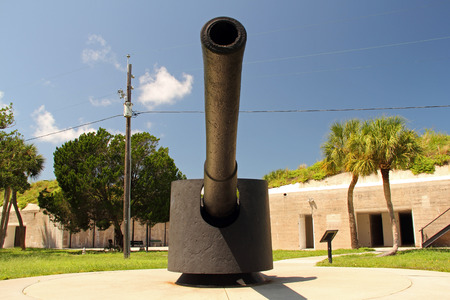 Fort DeSoto Big Gun, Tampa Bay Area, Floridaのeditorial素材