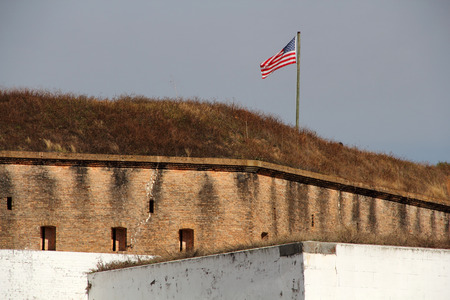 Fort Barrancas, Gulf Islands National Seashore, Pensacola, Floridaのeditorial素材
