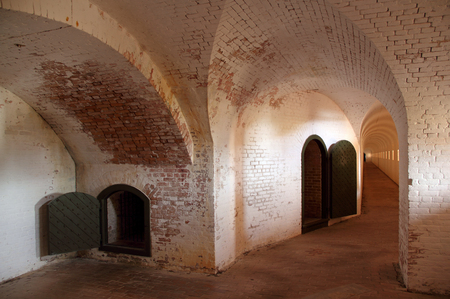 Fort Barrancas Interior, Gulf Islands National Seashore, Pensacola, Floridaのeditorial素材
