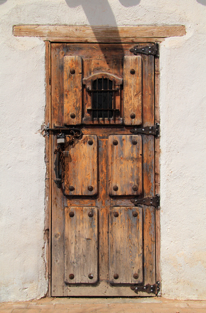 Old El Paso County Jail Museum in the San Elizario Art District, El Paso, Texasのeditorial素材