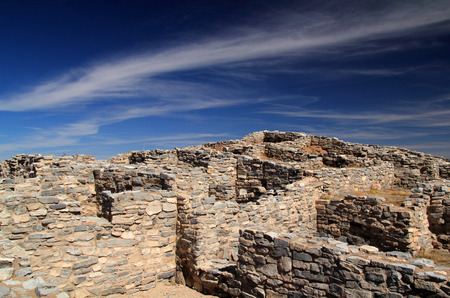 Gran Quivira Ruins at Salinas National Monument in the State of New Mexicoの写真素材