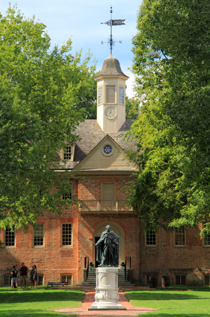 Established in the seventeenth century, the College of William and Mary is one of the oldest and most prestigious of U.S. colleges October 6, 2017 in Williamsburg, VAのeditorial素材