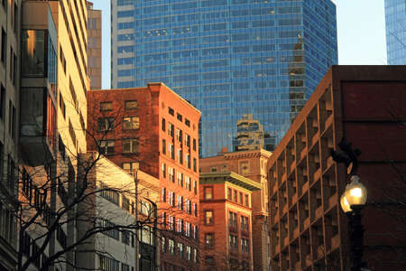 The City of Boston is the capital and most populous city of the Commonwealth of Massachusettsのeditorial素材