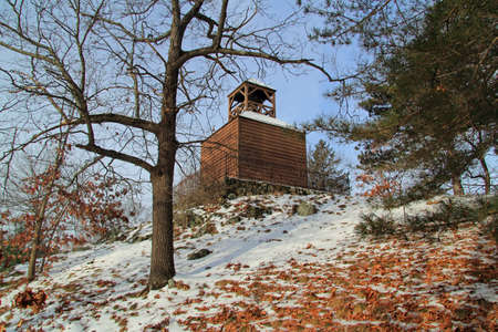 The Old Belfry is an historic colonial structure that is associated with the American Revolutionのeditorial素材