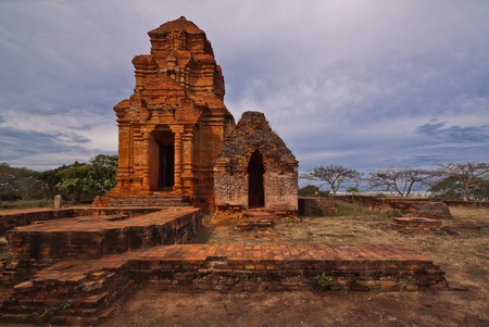 Cham Towers Poshanu in Vietnamの写真素材