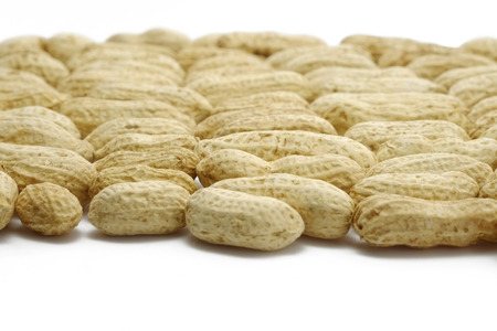 Peanuts isolated on white background 