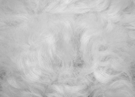 White fake fur texture background,の写真素材