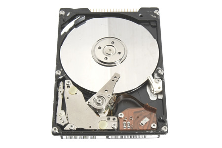 Hard disk drive isolated on a white background 