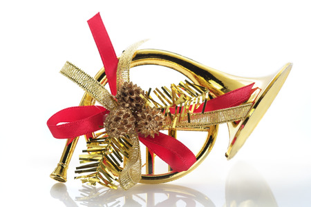 Christmas decoration on white background.の写真素材