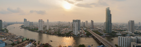 Bangkok panorama in Thailandの写真素材