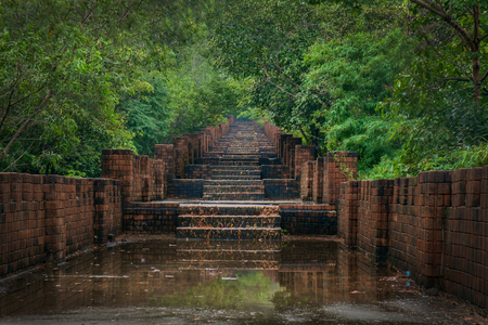 Ancient Valley corridor, Roi Ed, Thailand.
