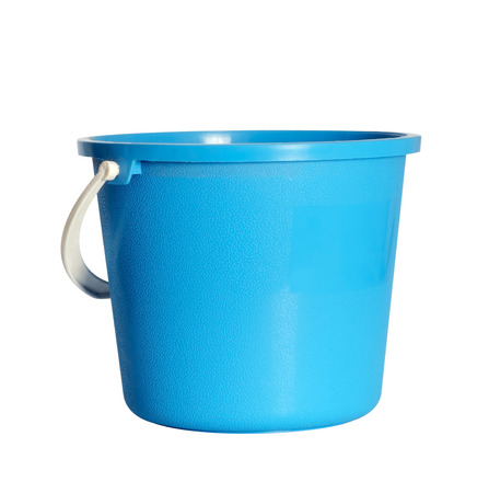 Plastic container on white background.の写真素材