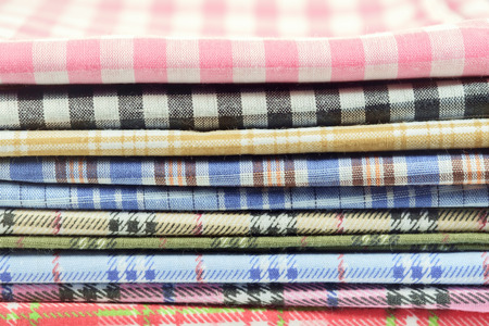 Close up colorful cotton on the table.の写真素材