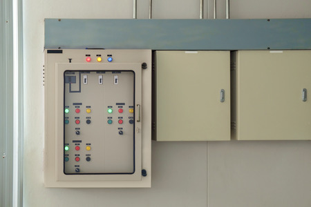 View of controlled circuit in factory.