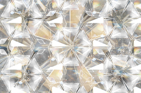 Abstract blur background of pyramid glass.