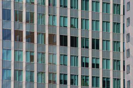 Exterior view of apartment building.