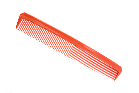 Comb on white background.の写真素材